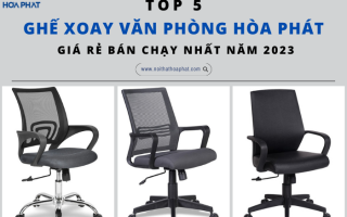 Các mẫu ghế xoay văn phòng Hòa Phát giá rẻ bán chạy nhất năm 2023