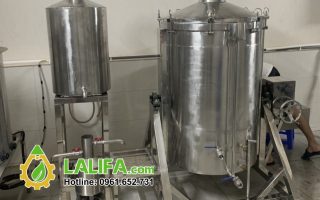 Nồi nấu rượu LALIFA bằng điện, bằng củi đa năng 5kg 10kh 20kg 100kg nguyên liệu/mẻ